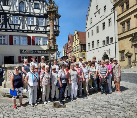 Die LandFrauen sind wieder on Tour! Lehr- und Besichtigungsfahrt nach Rothenburg ob der Tauber 2022